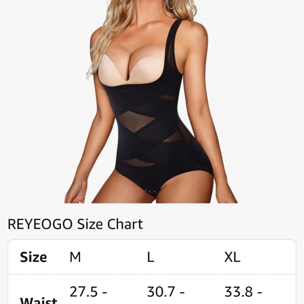 Black Shapewear Bodysuit